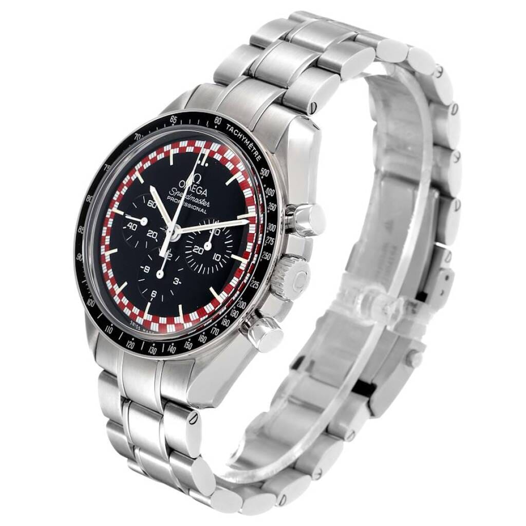 Speedmaster 'Tin Tin' (Reference 311.30.42.30.01.004). A 42mm stainless steel manual wind wristwatch with chronograph.