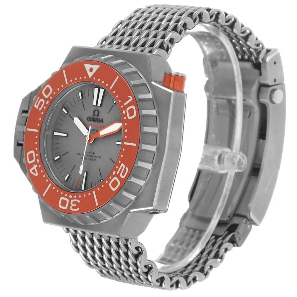 Seamaster PloProf 1200m (Reference 227.90.55.21.99.002). A 48mm titanium automatic wristwatch.