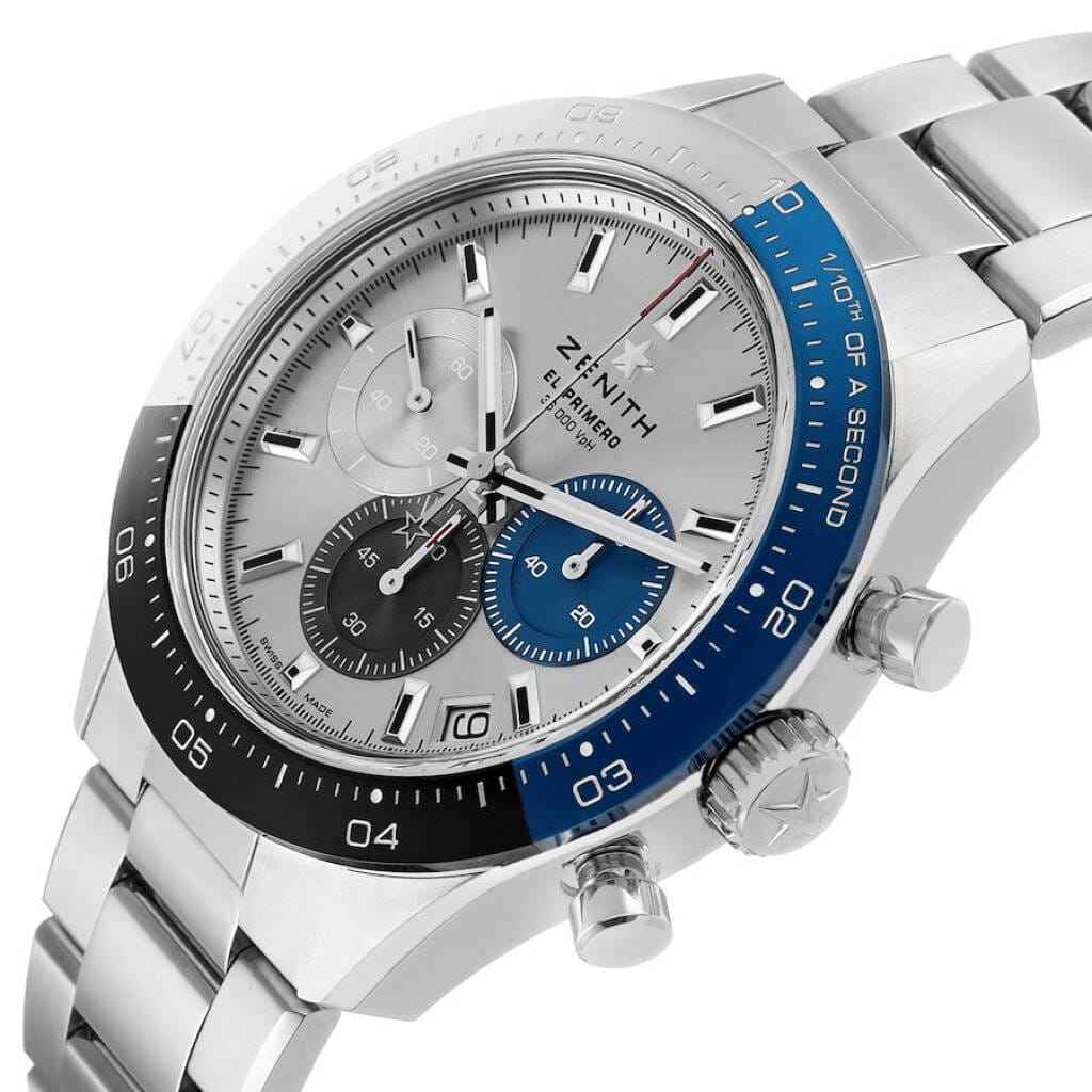 Zenith Chronomaster Sport (Reference 03.3103.3600/69.M3100). A 41mm stainless steel automatic wristwatch with date and chronograph. 2022