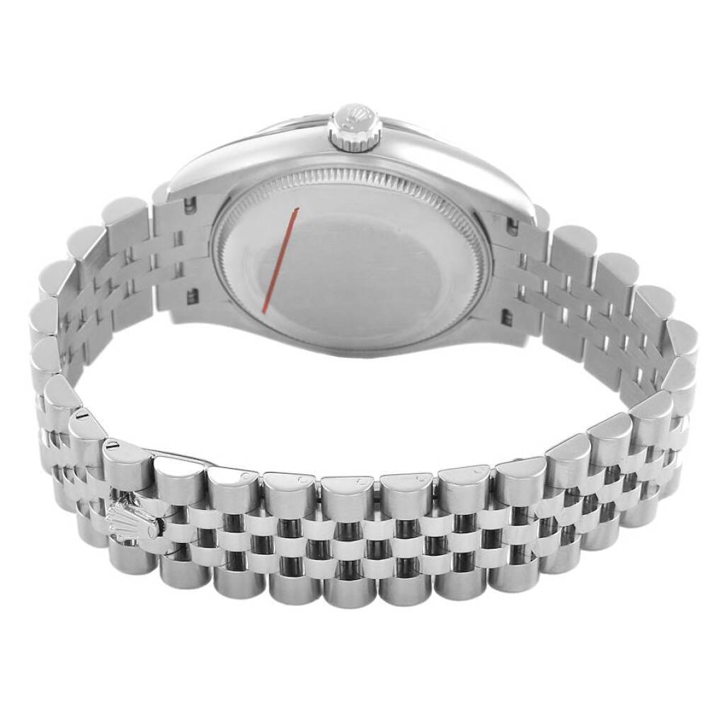 Datejust (Reference 278274). A 31mm white gold stainless steel diamond-set automatic wristwatch with date.
