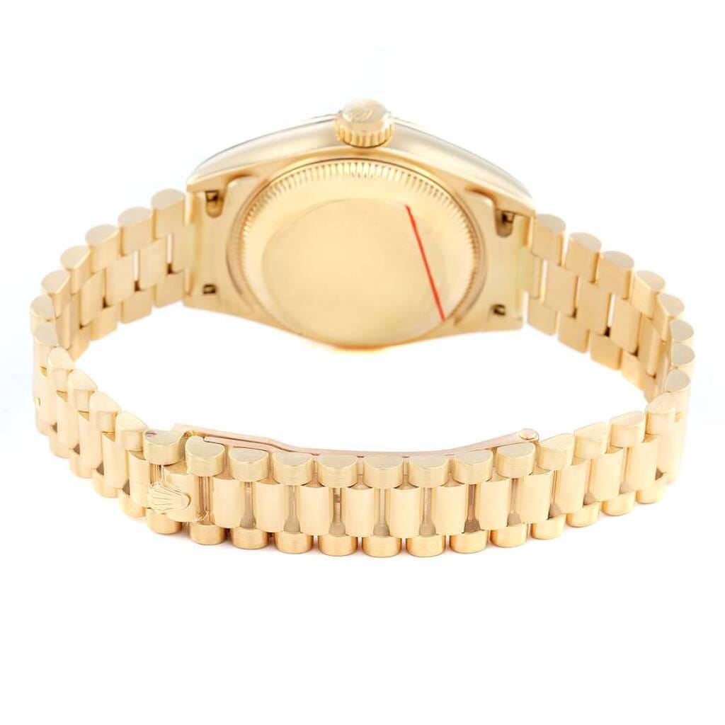 President Datejust (Reference 69178). A 26mm yellow gold automatic wristwatch with date. 1989-1990