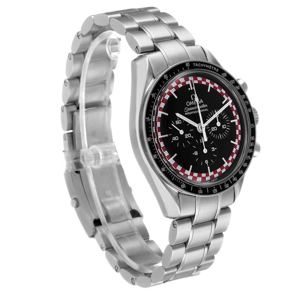 Speedmaster 'Tin Tin' (Reference 311.30.42.30.01.004). A 42mm stainless steel manual wind wristwatch with chronograph. 2018