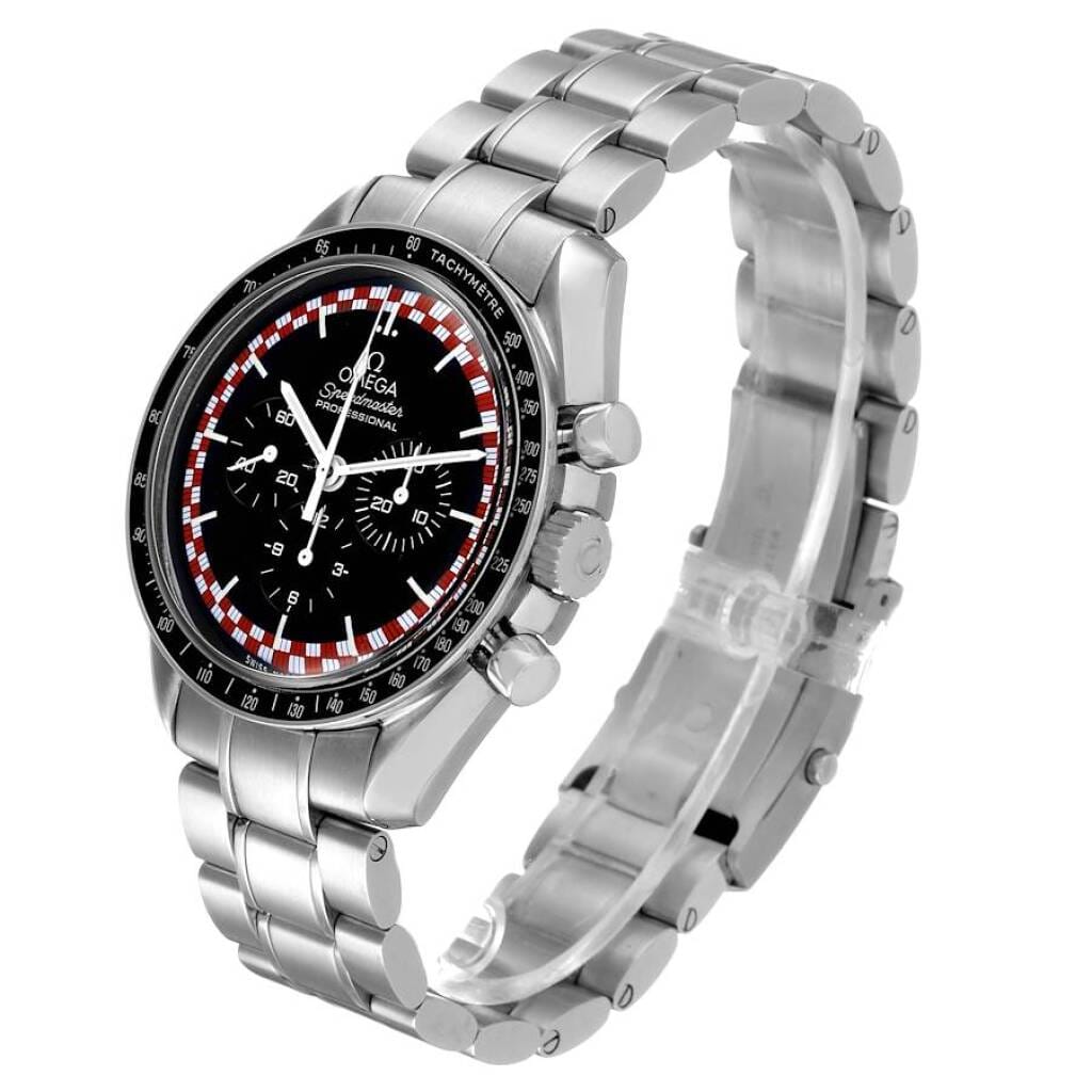 Speedmaster 'Tin Tin' (Reference 311.30.42.30.01.004). A 42mm stainless steel manual wind wristwatch with chronograph. 2018