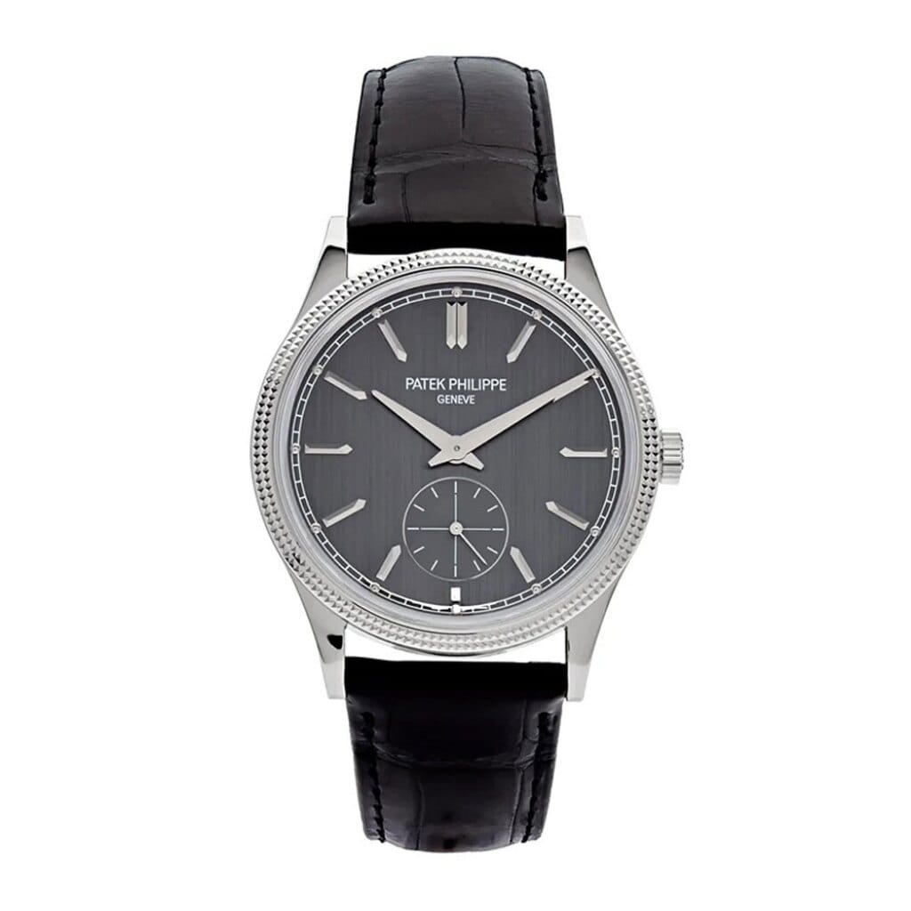 Calatrava (Reference 6119G-001). A 39mm unworn white gold manual wind wristwatch. 2025