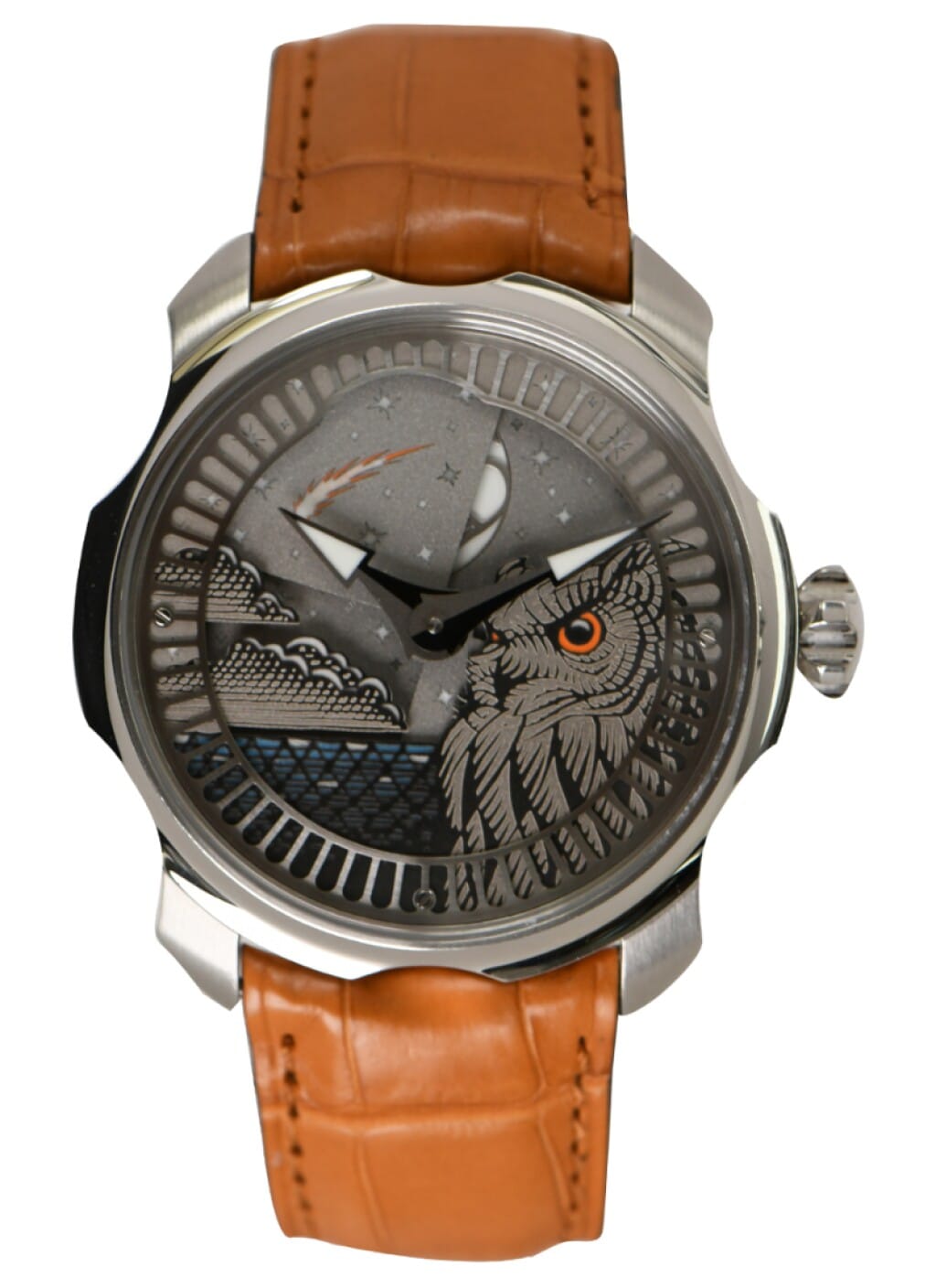 Sarpaneva Nocturne Harvest Moon (Reference SUPRA316/4435). A 42mm stainless steel automatic wristwatch. 2022
