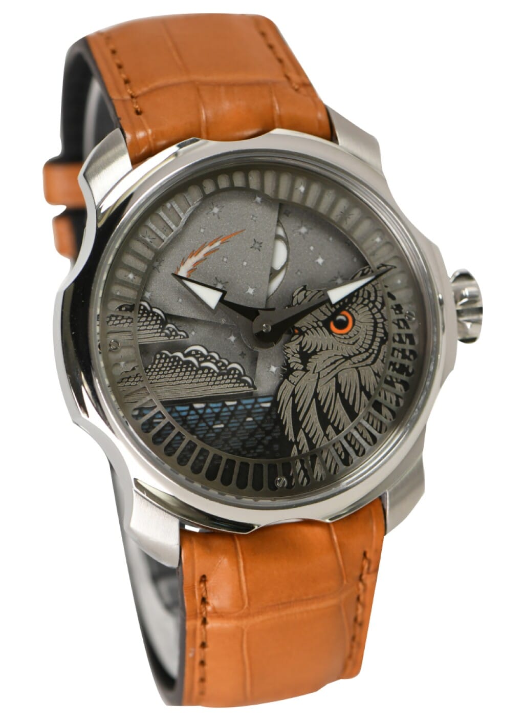 Sarpaneva Nocturne Harvest Moon (Reference SUPRA316/4435). A 42mm stainless steel automatic wristwatch. 2022