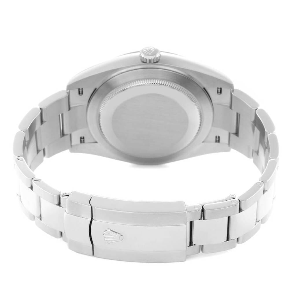 Datejust (Reference 126334). A 41mm white gold stainless steel diamond-set automatic wristwatch with date.