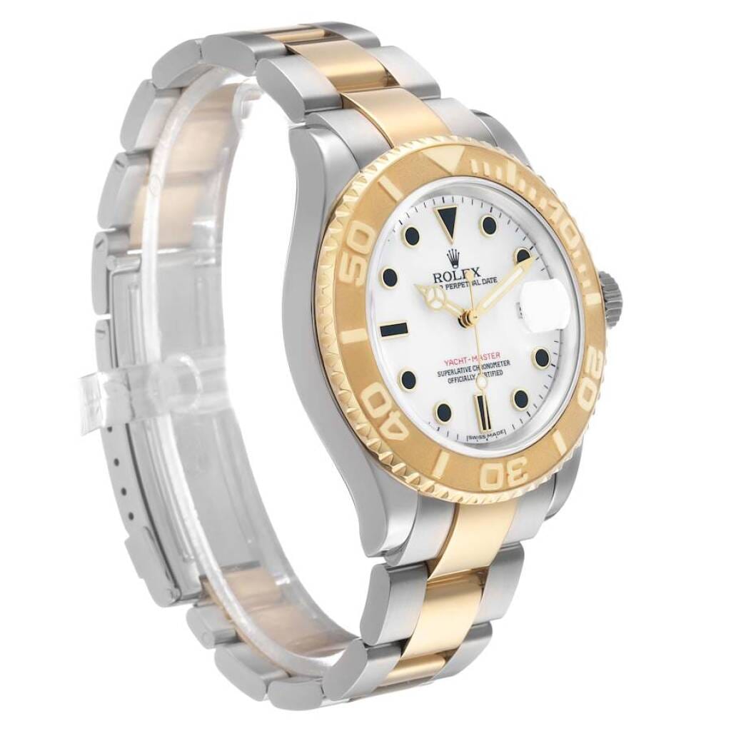 Yacht-Master (Reference 16623). A 40mm yellow gold stainless steel automatic wristwatch with date. 2007