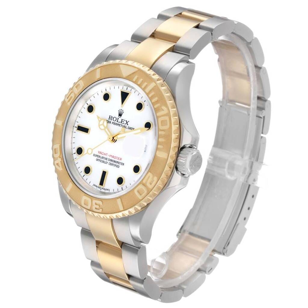 Yacht-Master (Reference 16623). A 40mm yellow gold stainless steel automatic wristwatch with date. 2007