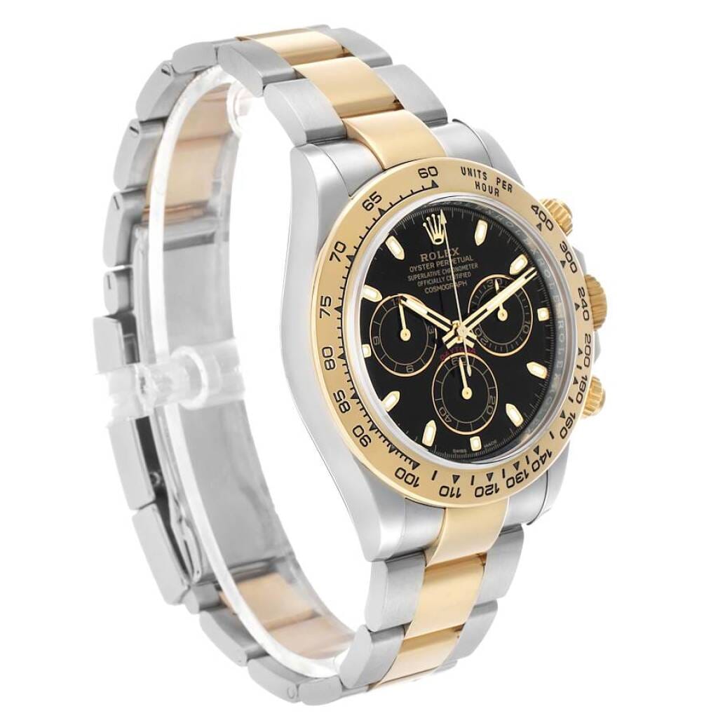 Cosmograph Daytona (Reference 116503). A 40mm yellow gold stainless steel automatic wristwatch with chronograph. 2017
