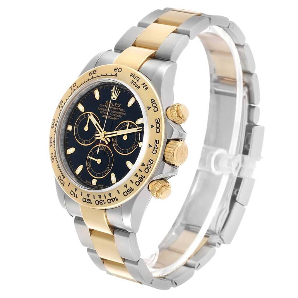 Cosmograph Daytona (Reference 116503). A 40mm yellow gold stainless steel automatic wristwatch with chronograph. 2017