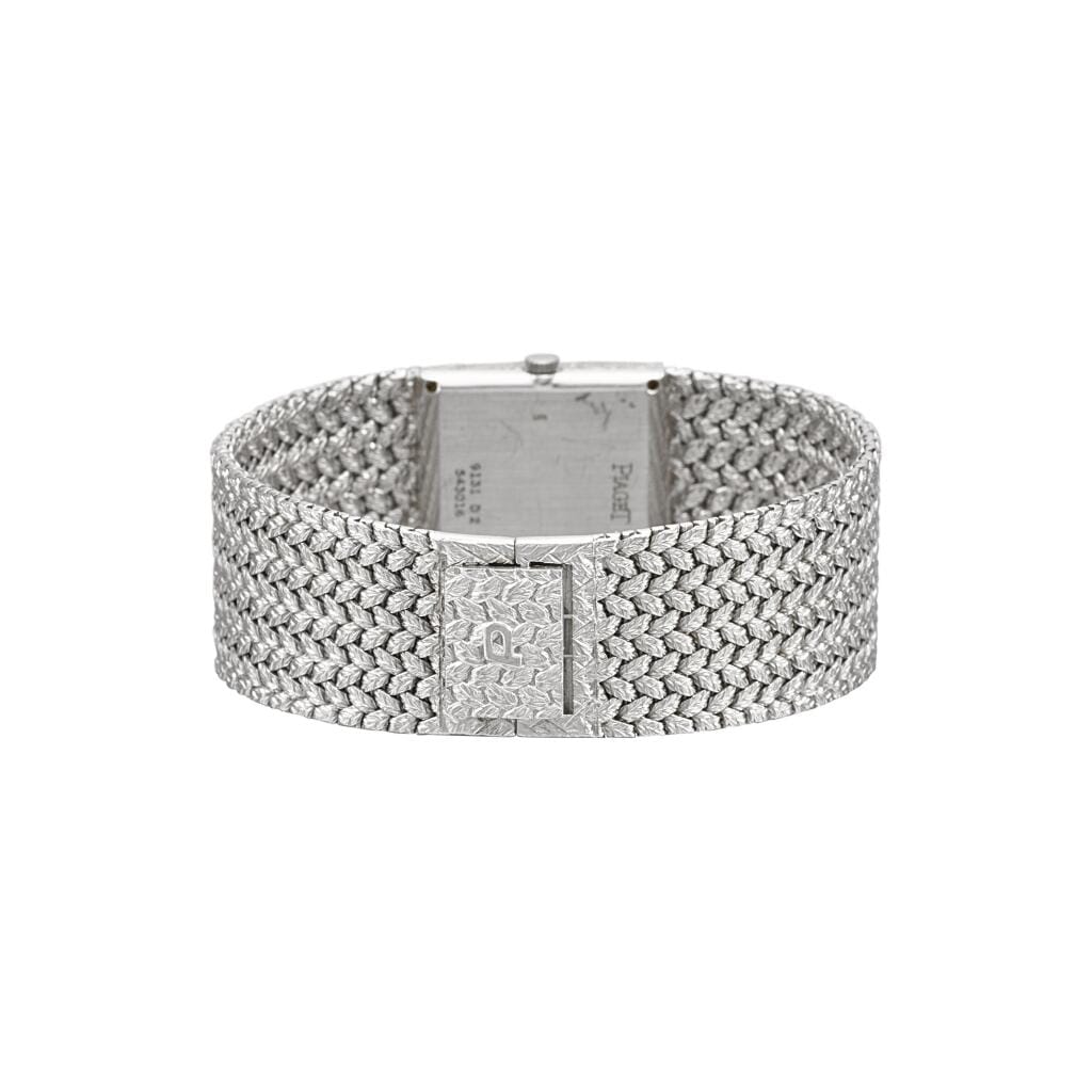 Tradition (Reference 9131D2). A white gold and diamond-set bracelet watch. Circa 1975