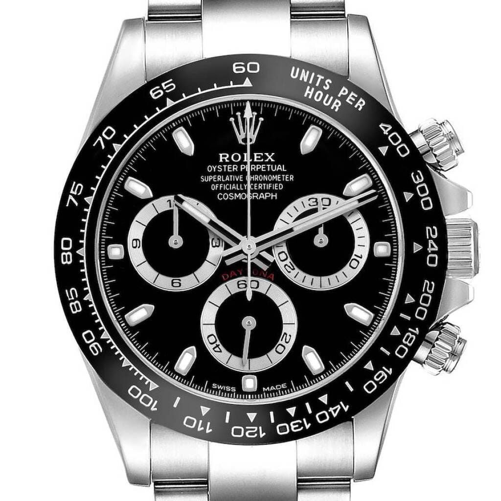 Cosmograph Daytona (Reference 116500LN). A 40mm stainless steel automatic wristwatch with chronograph. 2016
