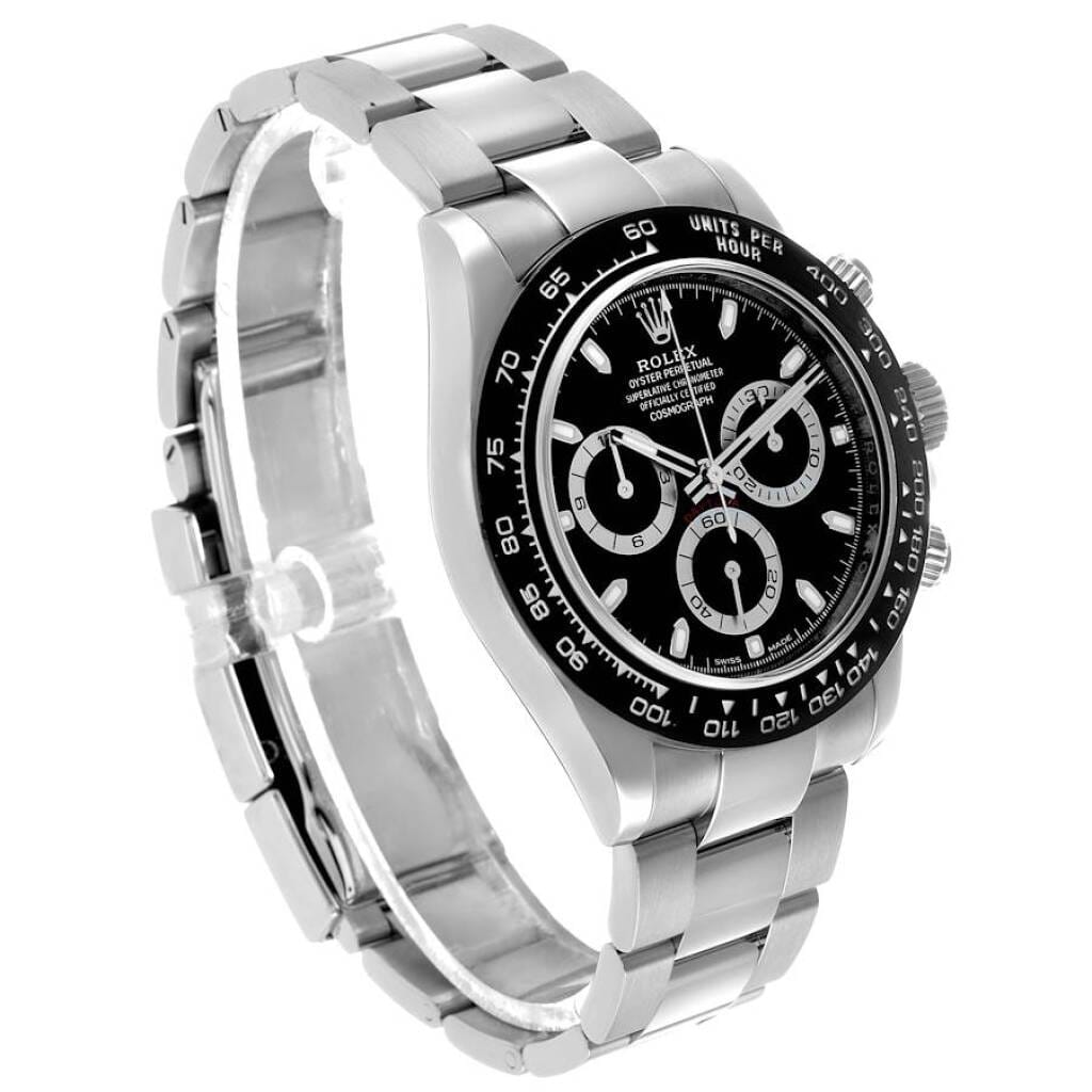 Cosmograph Daytona (Reference 116500LN). A 40mm stainless steel automatic wristwatch with chronograph. 2016