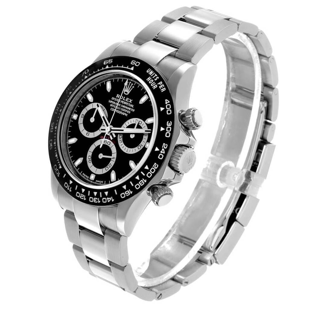 Cosmograph Daytona (Reference 116500LN). A 40mm stainless steel automatic wristwatch with chronograph. 2016