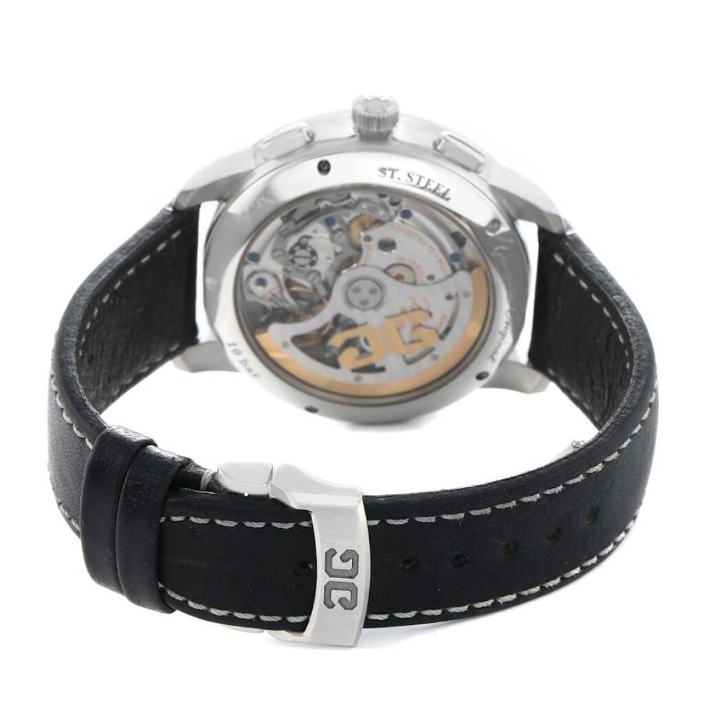 Senator Panorama (Reference 1-37-01-03-02-35). A 42mm stainless steel automatic wristwatch with date and chronograph.