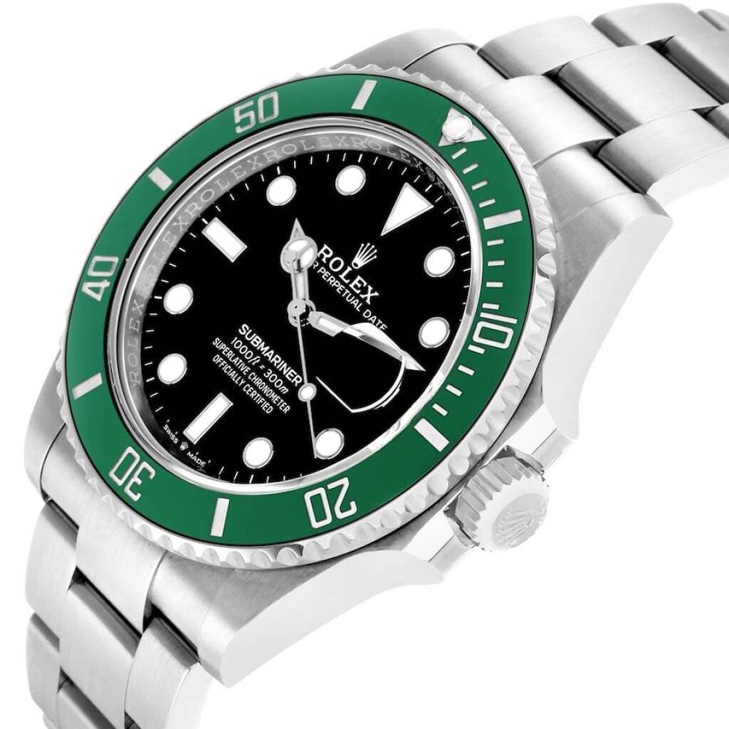 Submariner 'Starbucks' (Reference 126610LV). A 41mm stainless steel automatic wristwatch with date. 2022