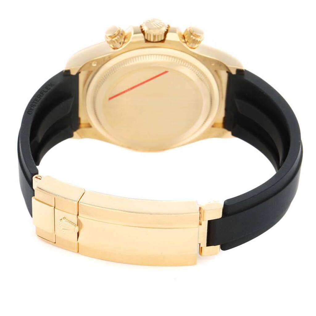 Cosmograph Daytona (Reference 126518). A 40mm yellow gold automatic wristwatch with chronograph.