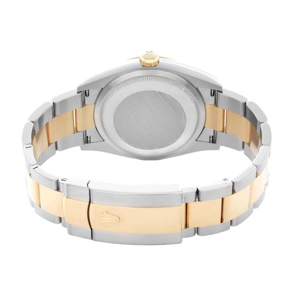 Datejust (Reference 126203). A 36mm yellow gold stainless steel automatic wristwatch with date. 2024