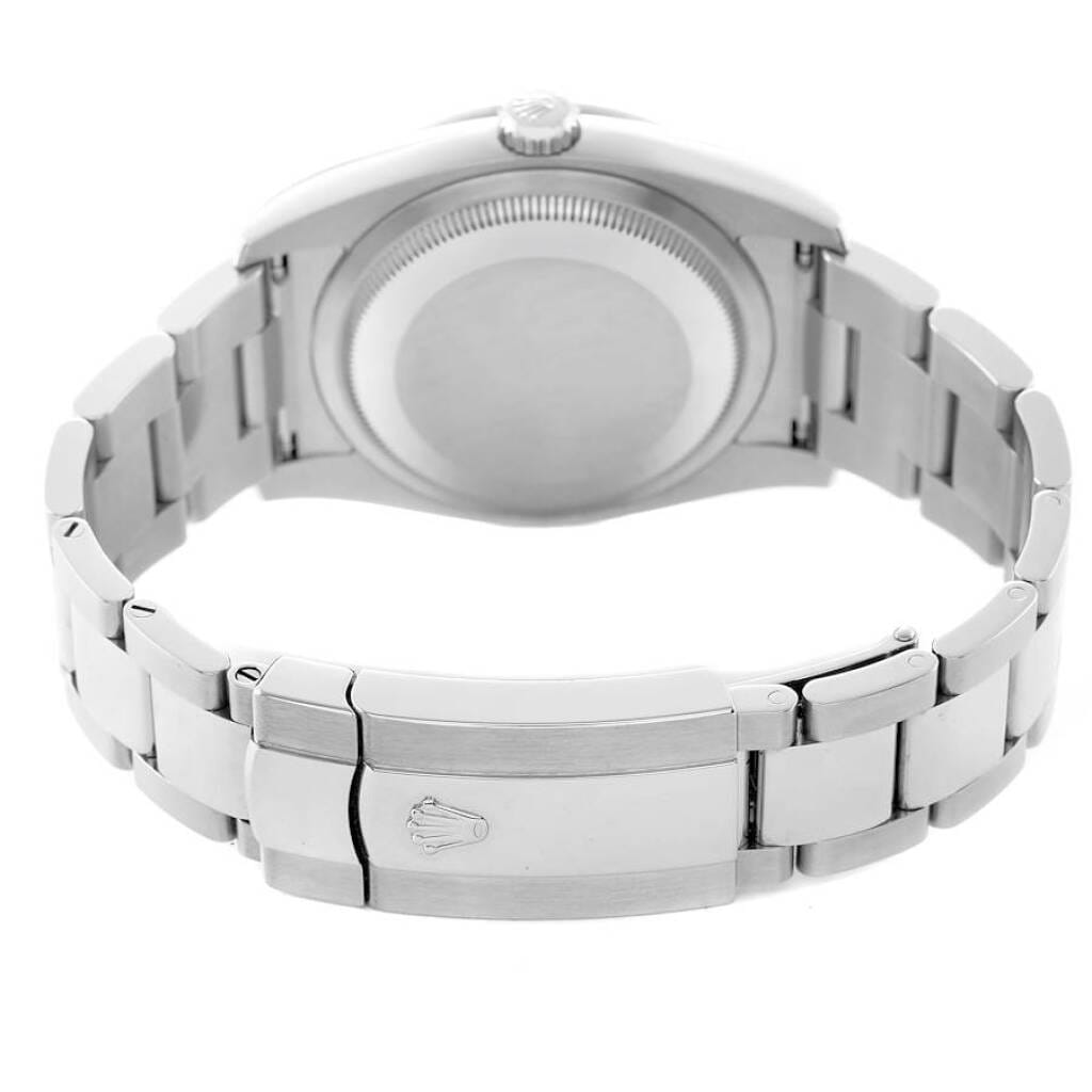 Datejust (Reference 116244). A 36mm white gold stainless steel diamond-set automatic wristwatch with date. 2021