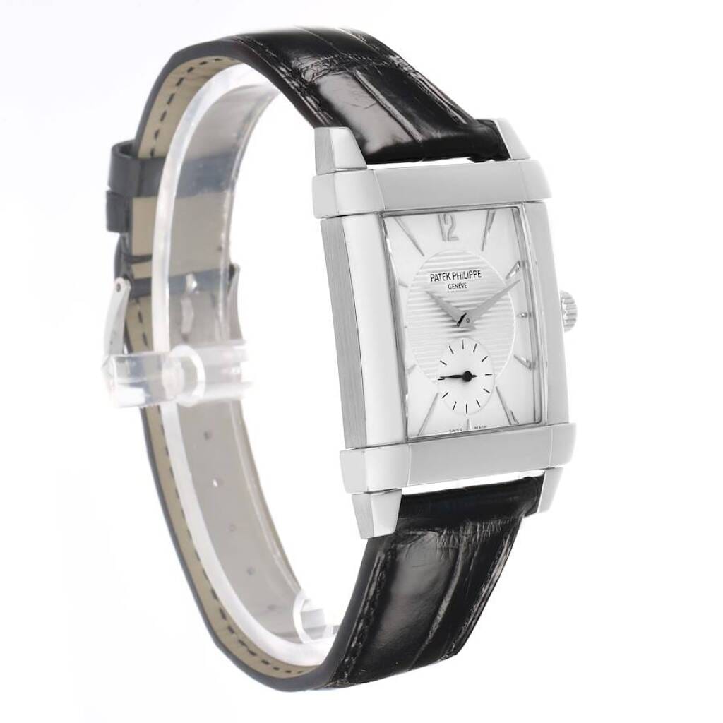 Gondolo (Reference 5111G-001). A 47.5mm white gold manual wind wristwatch. 2006