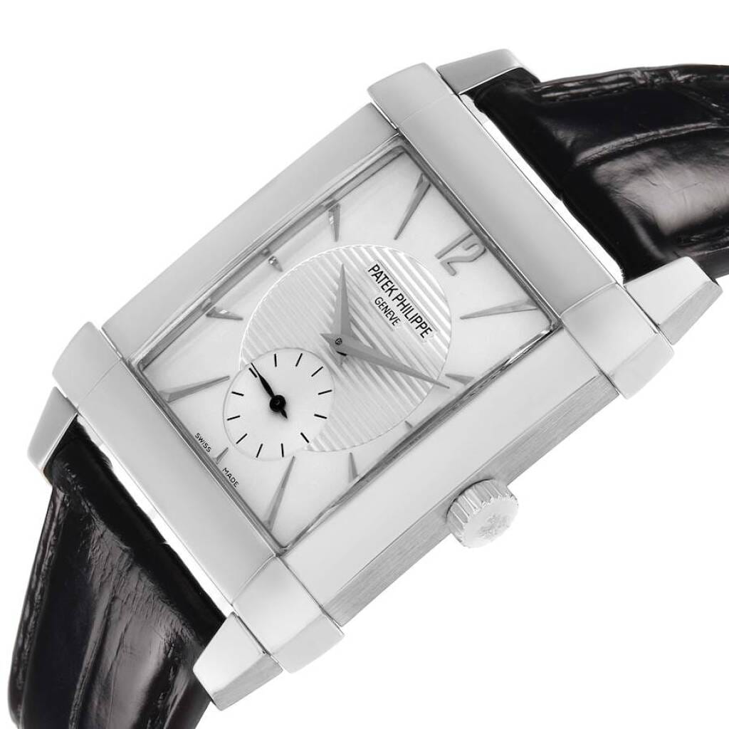 Gondolo (Reference 5111G-001). A 47.5mm white gold manual wind wristwatch. 2006