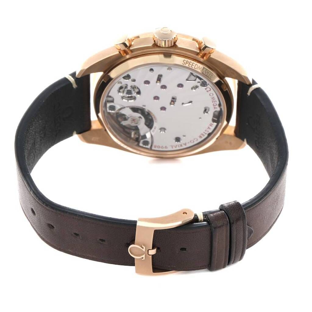 Speedmaster Chronoscope (Reference 329.92.43.51.10.001). A 43mm bronze gold manual wind wristwatch with chronograph. 2022
