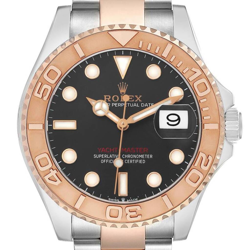 Yacht-Master (Reference 126621). A 40mm rose gold stainless steel automatic wristwatch with date. 2021