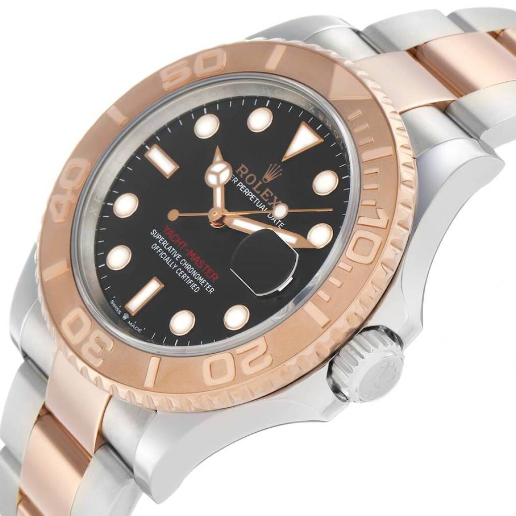 Yacht-Master (Reference 126621). A 40mm rose gold stainless steel automatic wristwatch with date. 2021