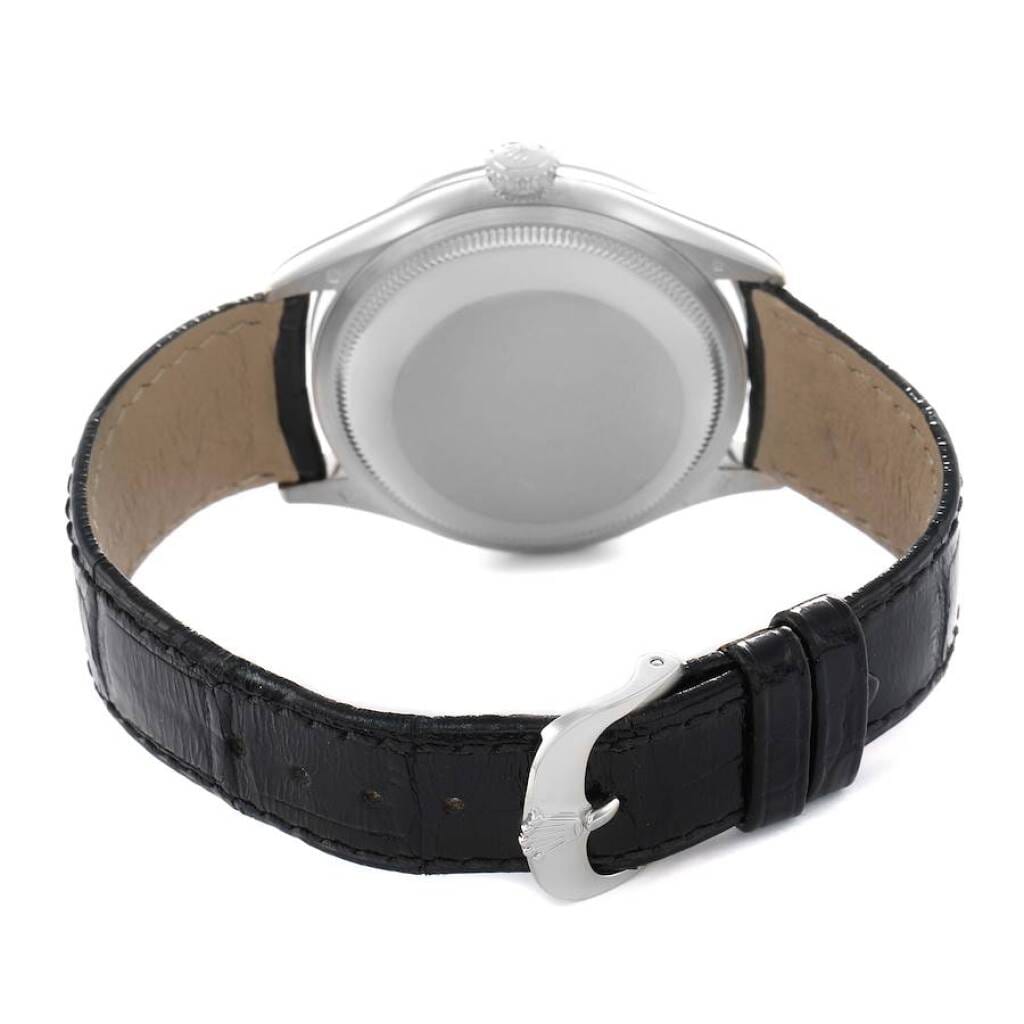 Cellini (Reference 50709). A 39mm white gold diamond-set automatic wristwatch.