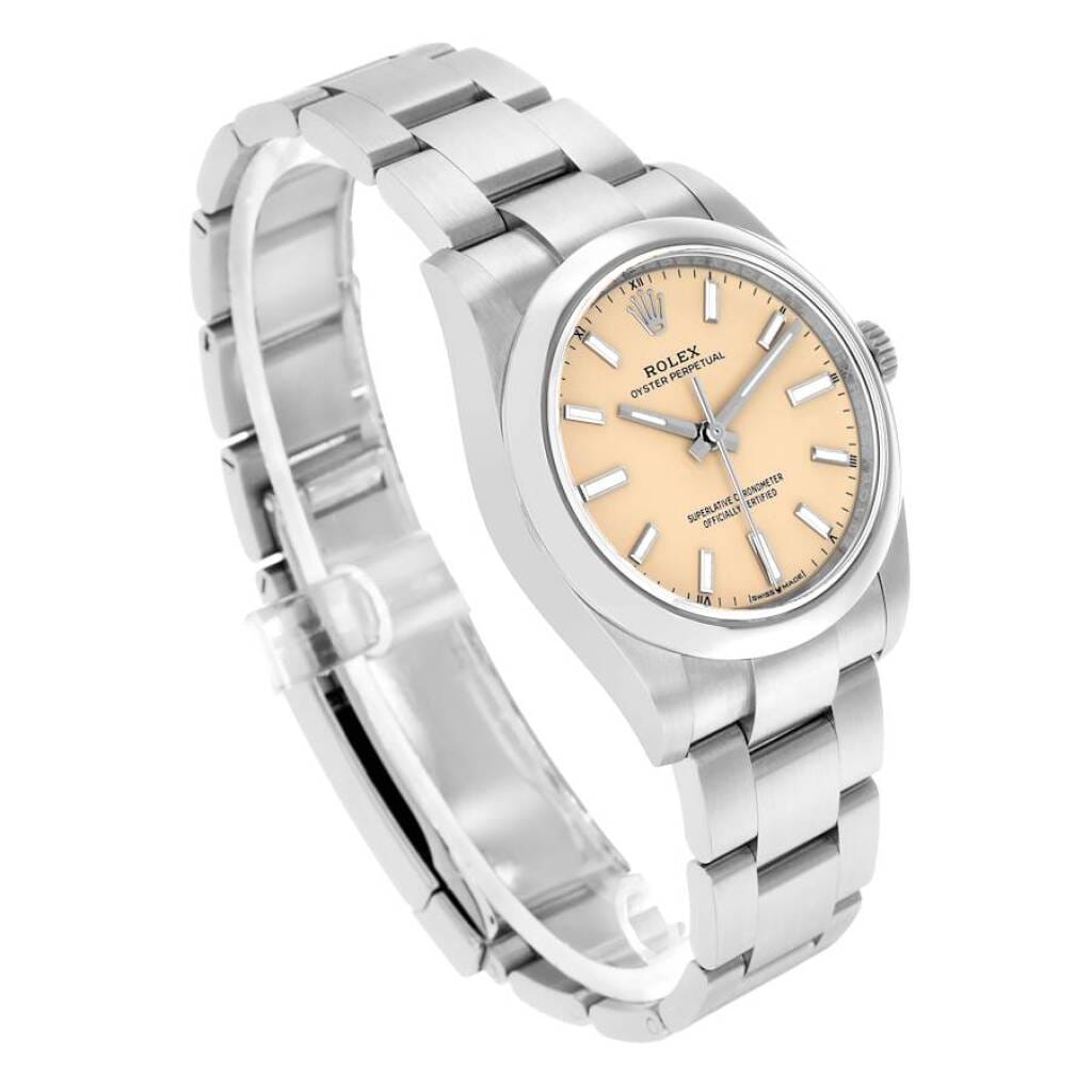 Oyster Perpetual (Reference 124200). A 34mm unworn stainless steel automatic wristwatch. 2025