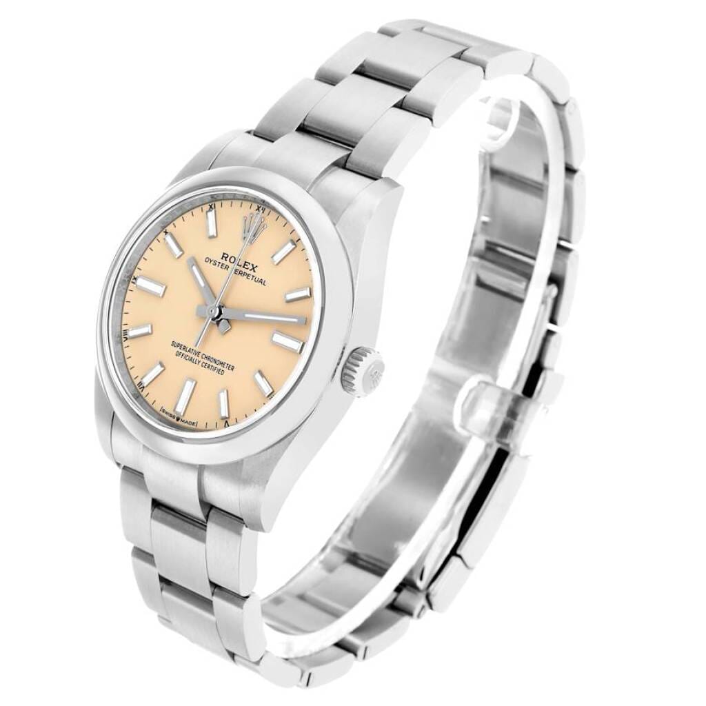 Oyster Perpetual (Reference 124200). A 34mm unworn stainless steel automatic wristwatch. 2025