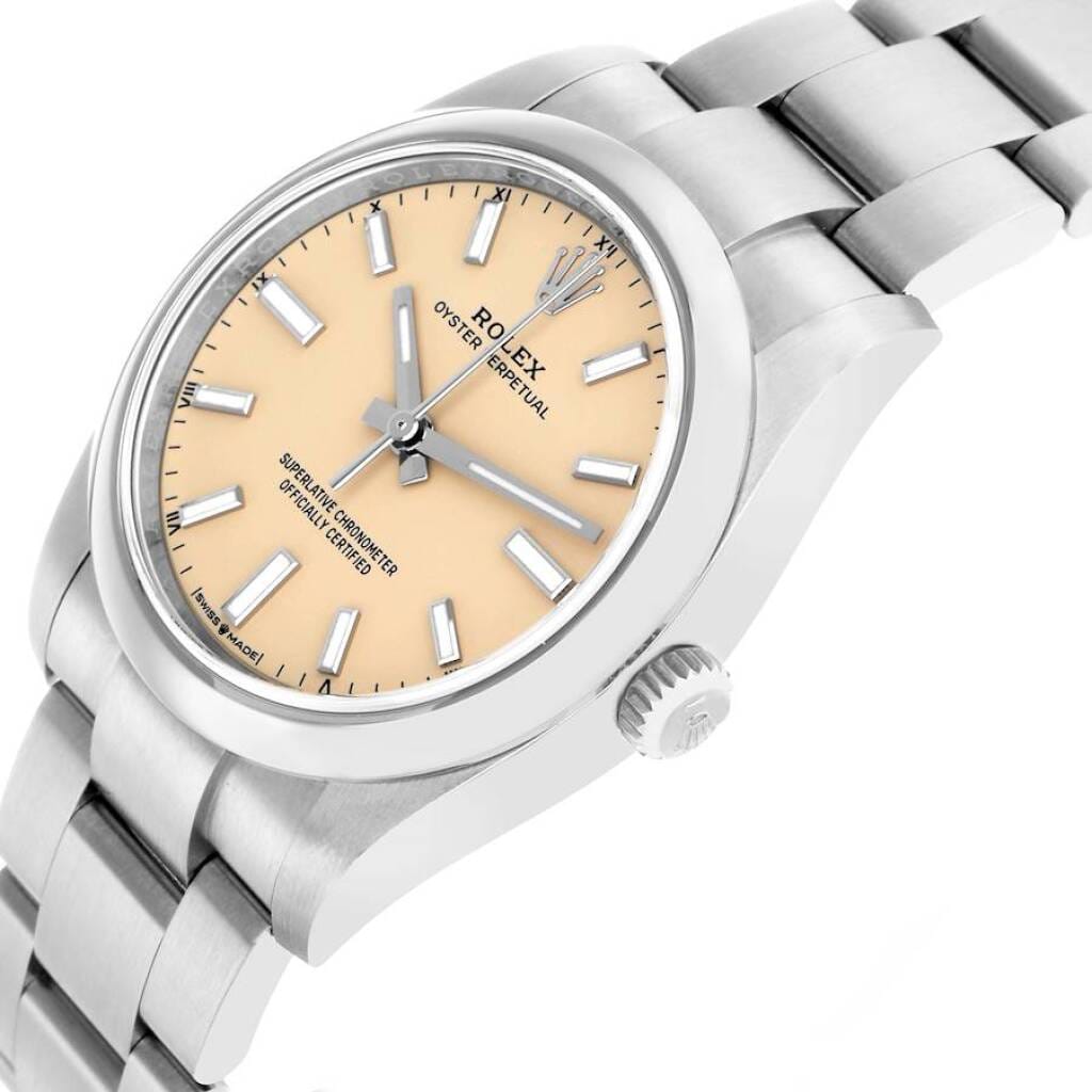 Oyster Perpetual (Reference 124200). A 34mm unworn stainless steel automatic wristwatch. 2025