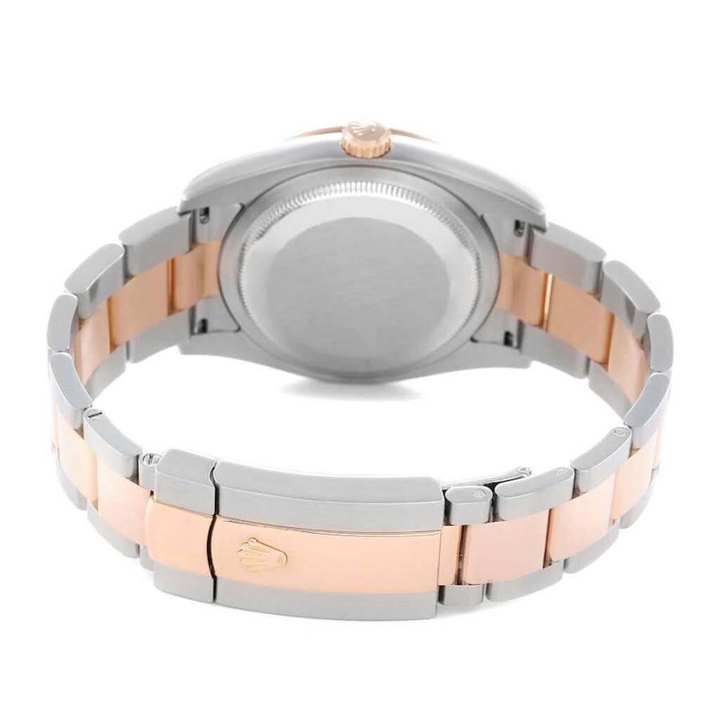 Datejust Turn-O-Graph (Reference 116261). A 36mm rose gold stainless steel automatic wristwatch with date. 2003-2004