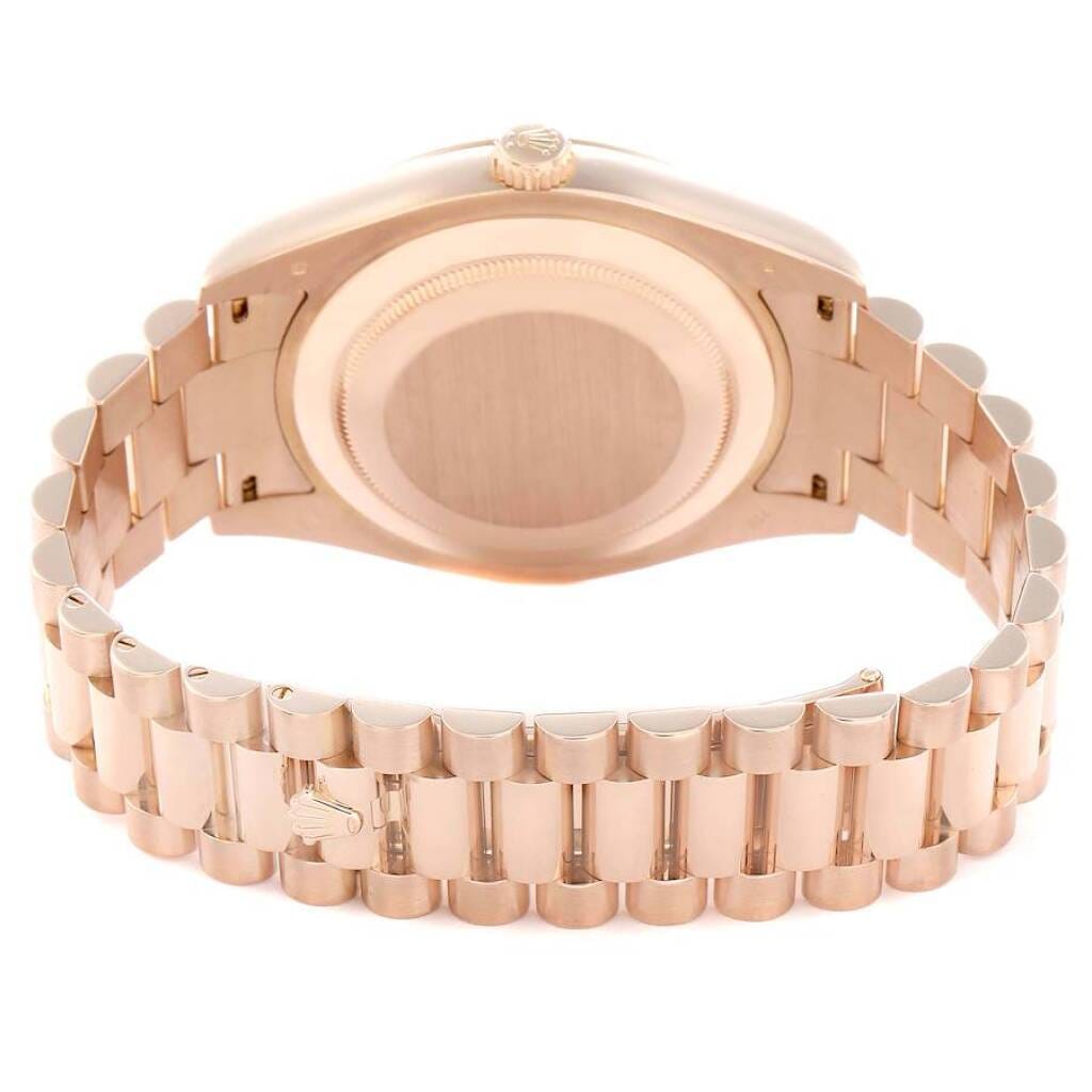 President Day-Date II Concentric Dial (Reference 218235). A 41mm rose gold automatic wristwatch with date and day. 2014