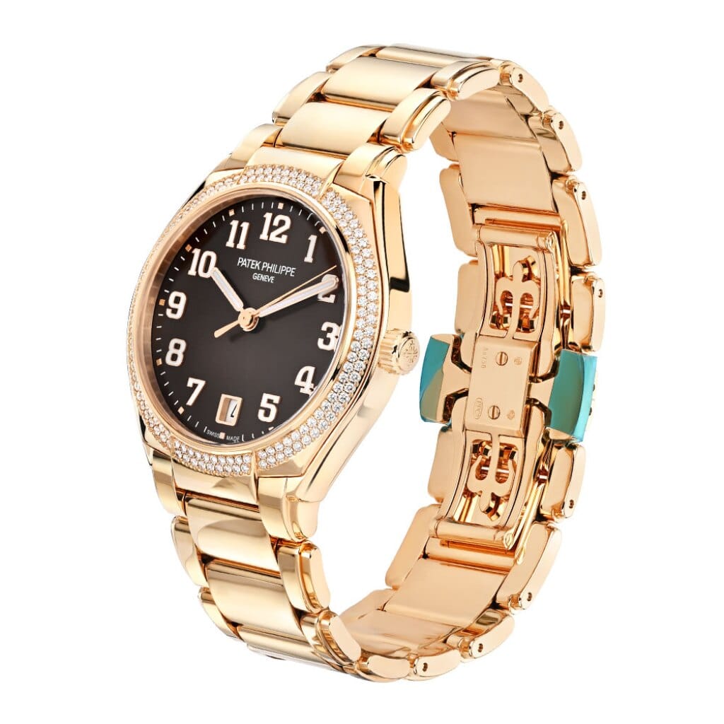 Twenty-4 (Reference 7300/1200R-001). A 36mm unworn rose gold diamond-set automatic wristwatch with date. 2024