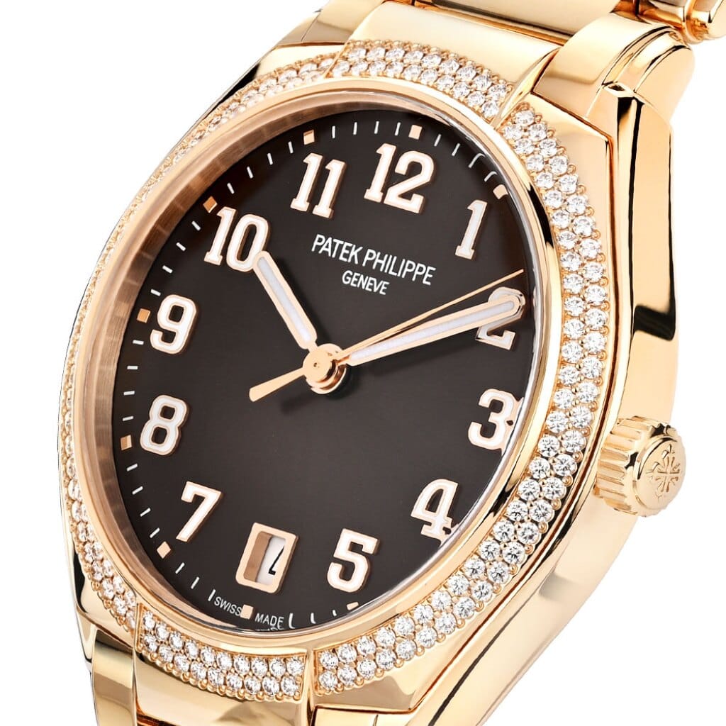 Twenty-4 (Reference 7300/1200R-001). A 36mm unworn rose gold diamond-set automatic wristwatch with date. 2024