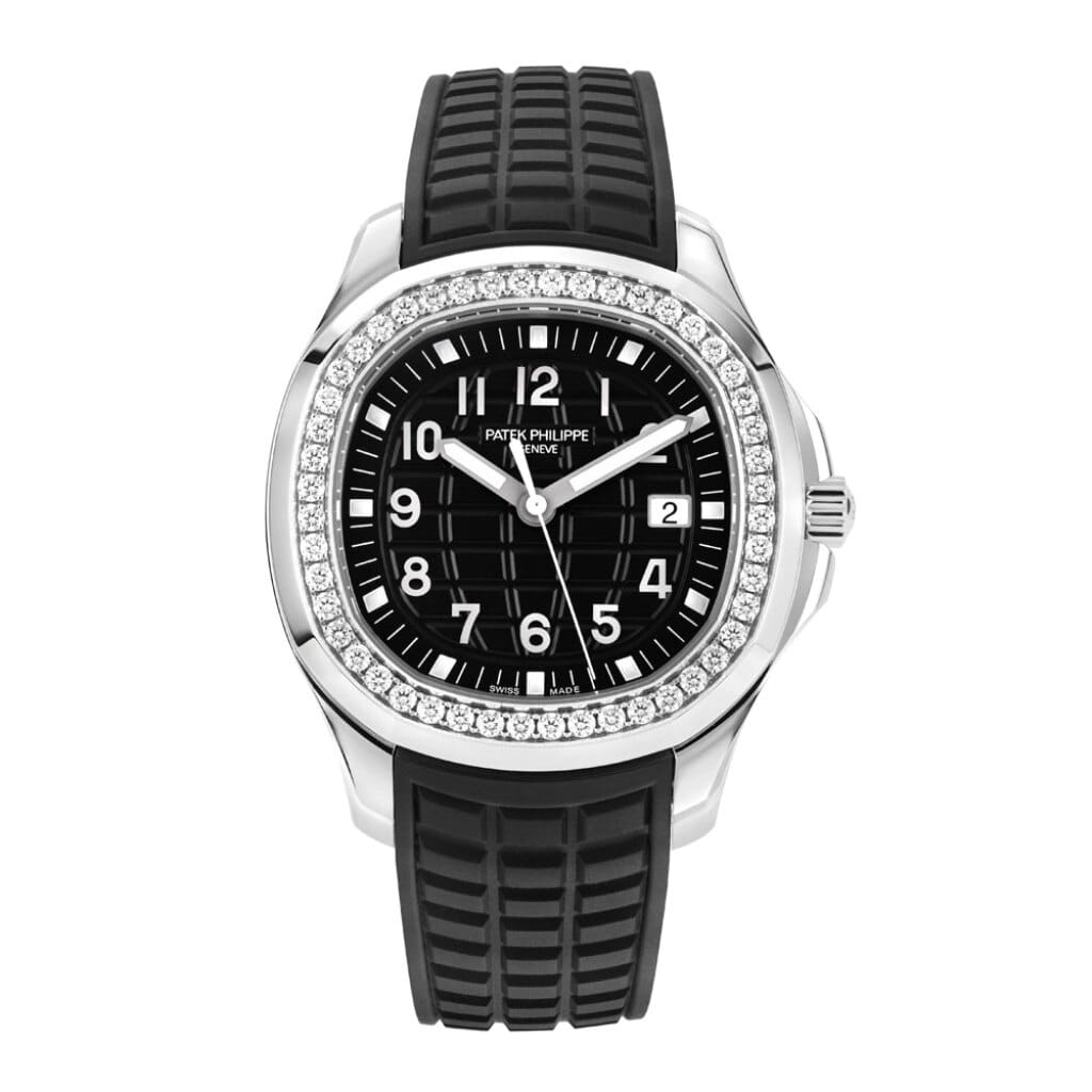 Aquanaut 'Luce' (Reference 5267/200A-001). A 38.8mm unworn stainless steel diamond-set quartz wristwatch with date. 2024