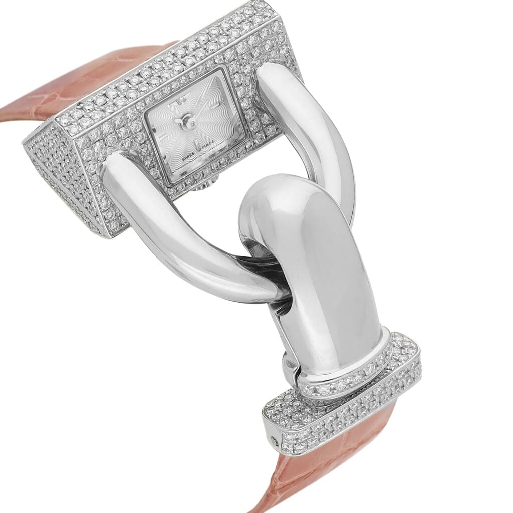 Cadenas. A white gold and diamond-set wristwatch. circa 2010
