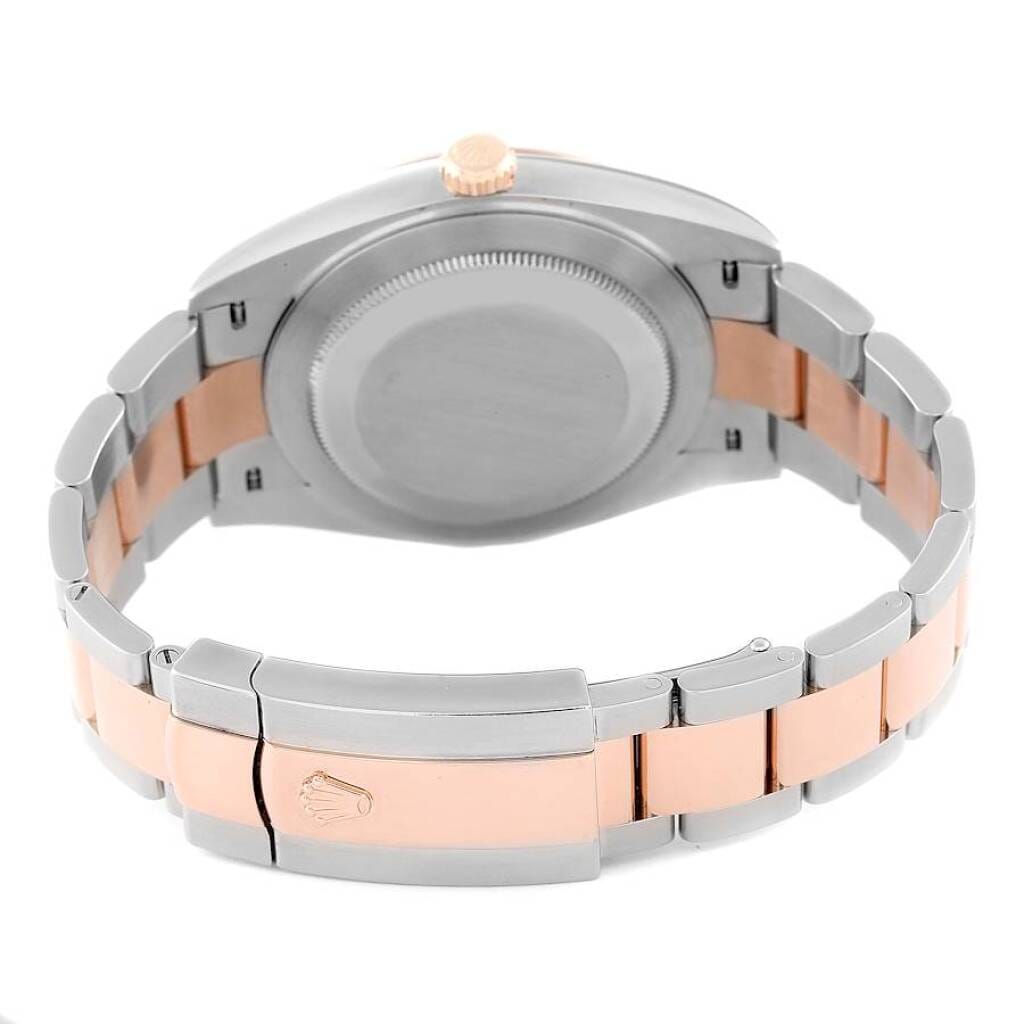 Datejust (Reference 126301). A 41mm rose gold stainless steel diamond-set automatic wristwatch with date. 2016-2022