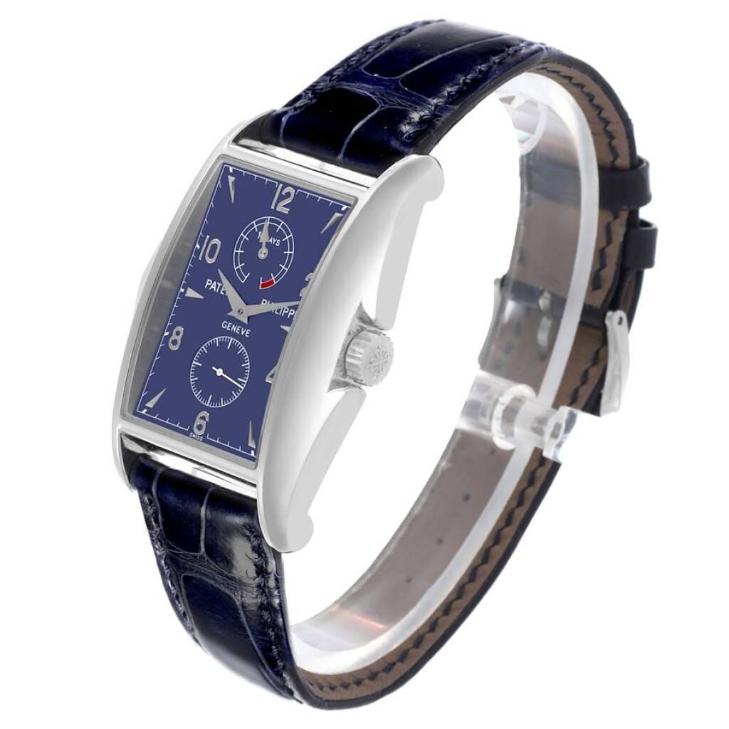 Gondolo (Reference 5100G-001). A 46mm white gold manual wind wristwatch with 10 day power reserve.