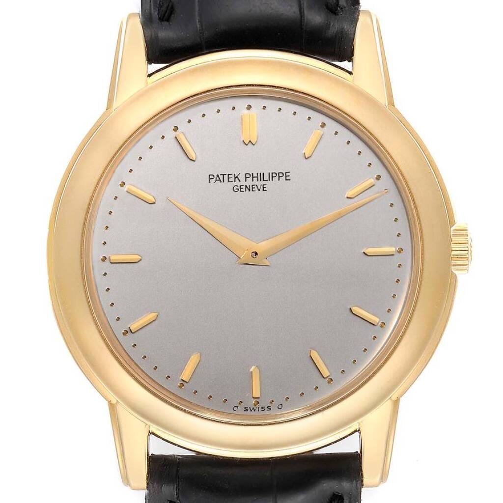 Calatrava (Reference 5032J). A 36mm yellow gold automatic wristwatch.