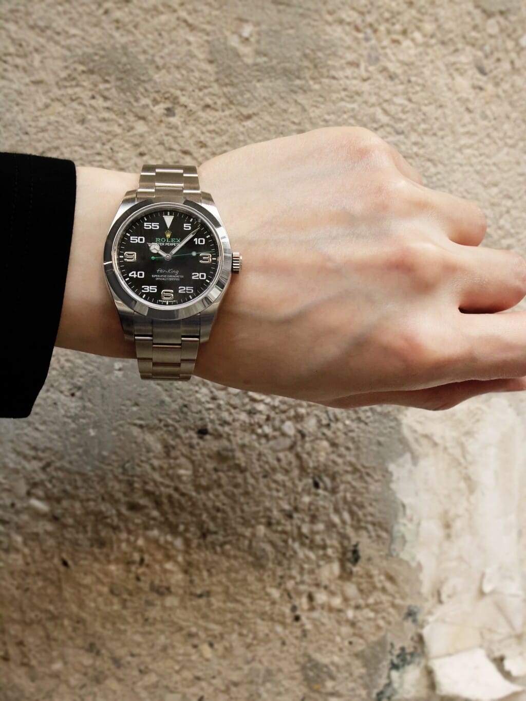 Air-King (Reference 116900). A 40mm stainless steel automatic wristwatch. 2017