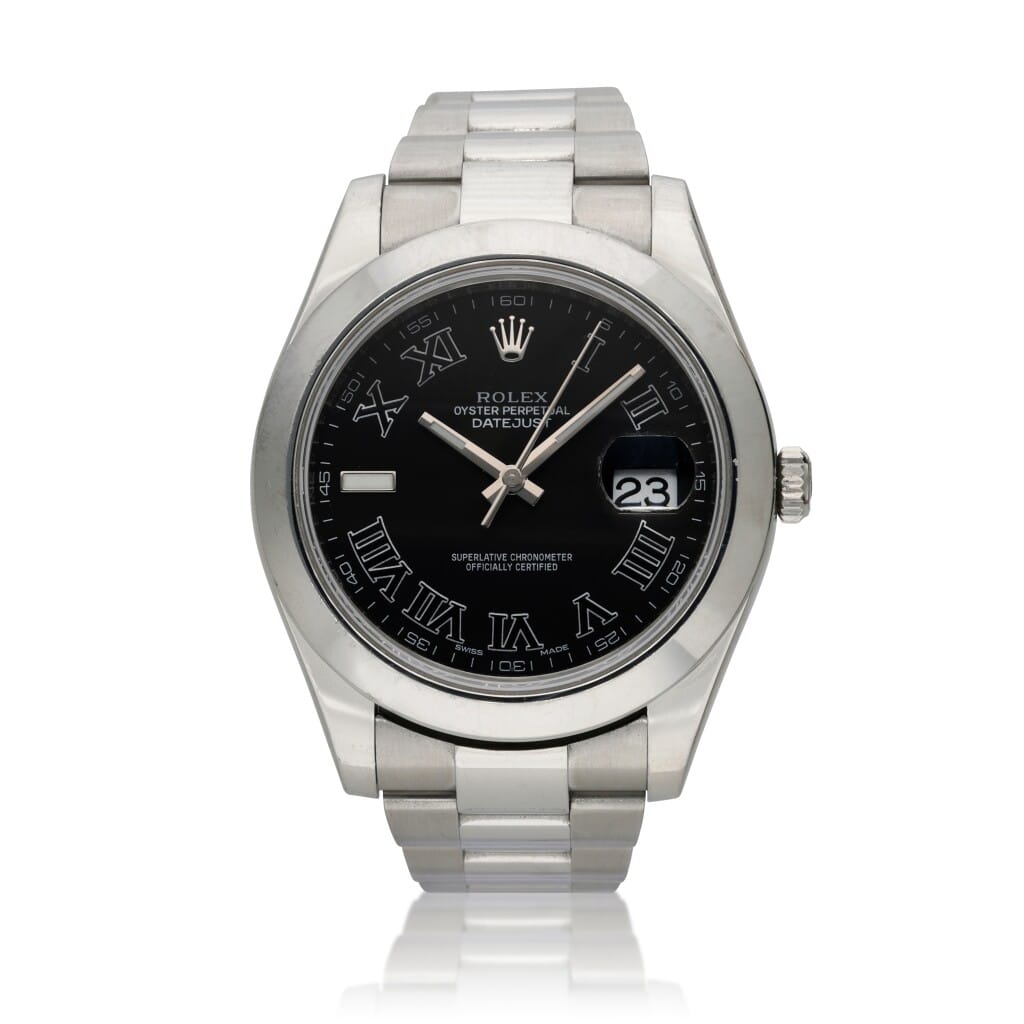 Datejust (Reference 116300). A 41mm stainless steel automatic wristwatch with date. 2016