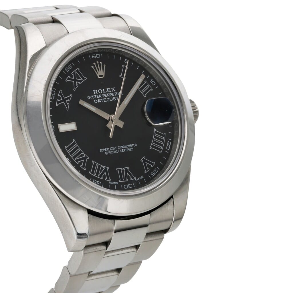 Datejust (Reference 116300). A 41mm stainless steel automatic wristwatch with date. 2016
