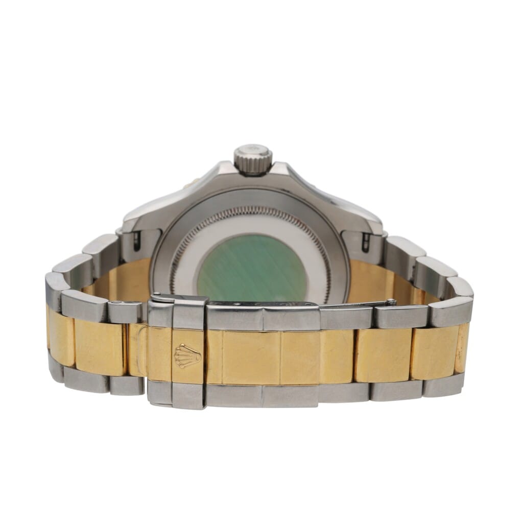 Yacht-Master (Reference 16623). A 40mm yellow gold stainless steel automatic wristwatch with date. 2005