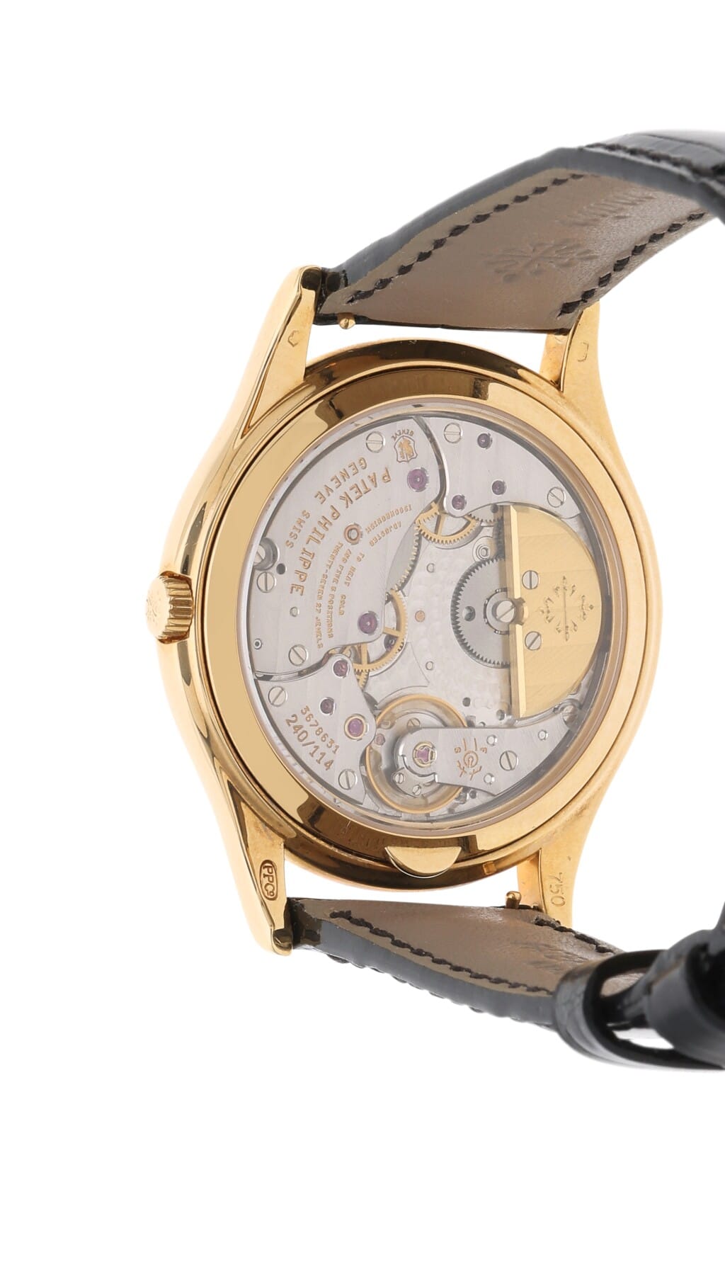 Grand Complication (Reference 5140J-001). A 37.2mm yellow gold automatic wristwatch with date, day, month, moon phase, leap year, and perpetual calendar.