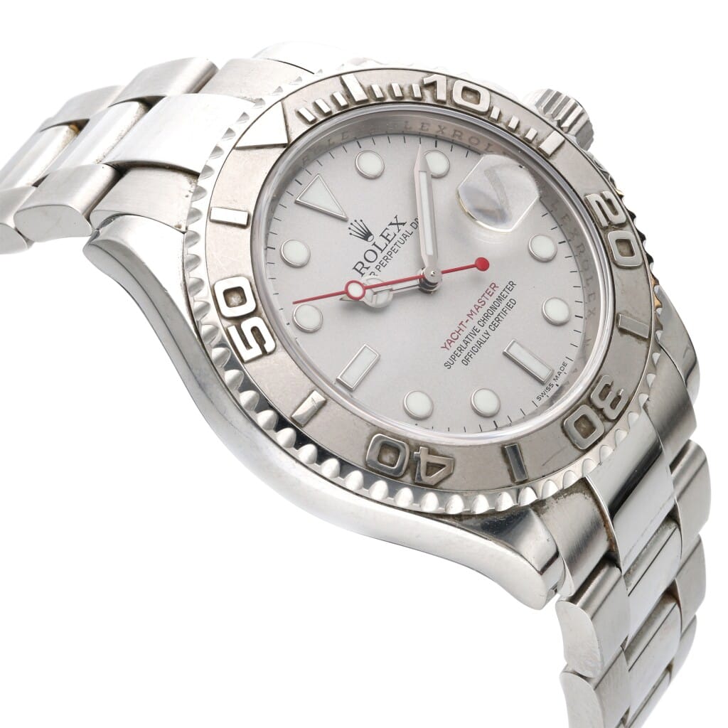 Yacht-Master (Reference 16622). A 40mm platinum stainless steel automatic wristwatch with date. 2007