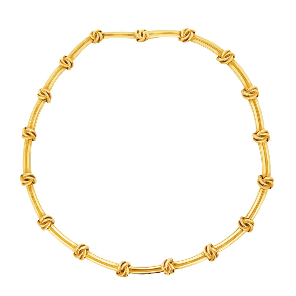 Vintage Gold Atlas Link Necklace