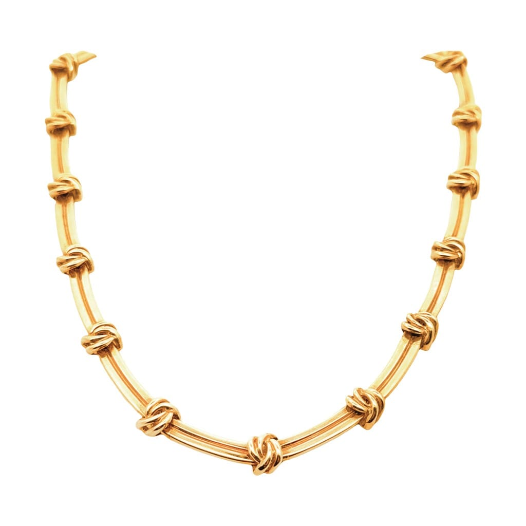 Vintage Gold Atlas Link Necklace
